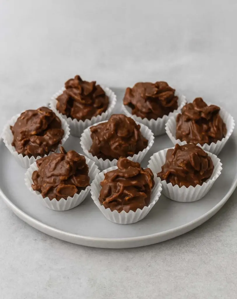 Roses des sables au chocolat noir, prêtes en 15 minutes