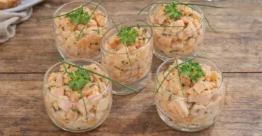 Tartare aux deux saumons frais et fumé : entrée chic et ultra fraîche