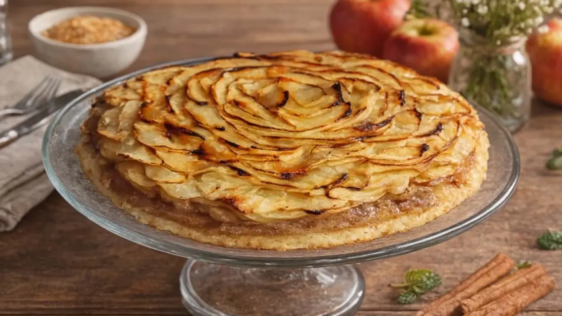 Tarte aux pommes et au sucre de canne – dessert authentique et raffiné