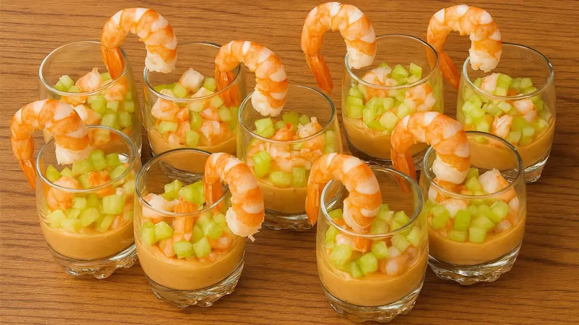 Verrines Crevettes Concombre : l’Apéro Léger et Raffiné en 5 Minutes