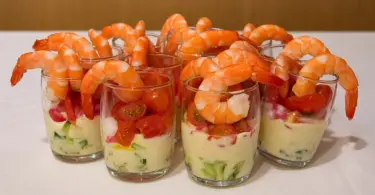 Verrines de Crevettes au Fromage Blanc : Apéritif Frais, Léger et Prêt en 15 Minutes