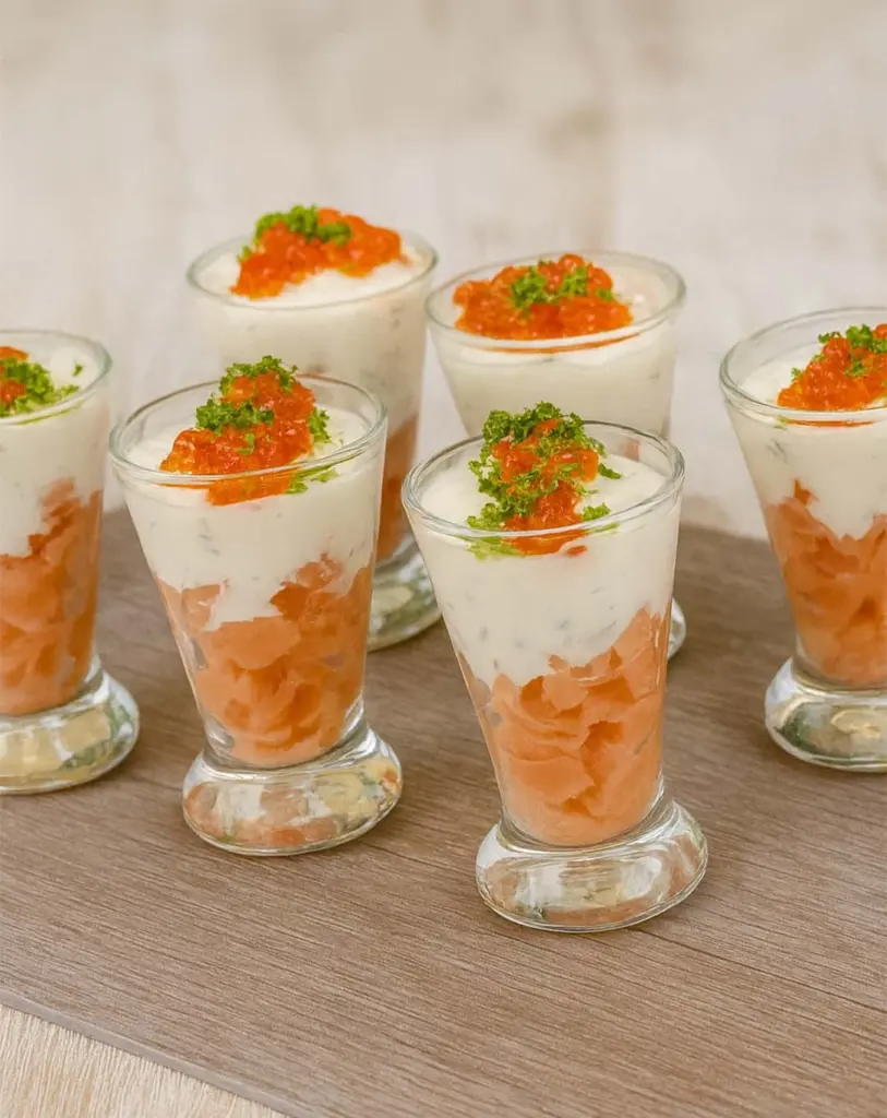 Verrines de Saumon Fumé au Philadelphia : Entrée Fraîche en 15 Minutes