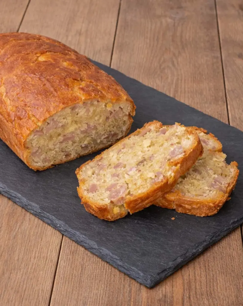 Cake aux pommes et aux saucisses : un cake salé moelleux et gourmand