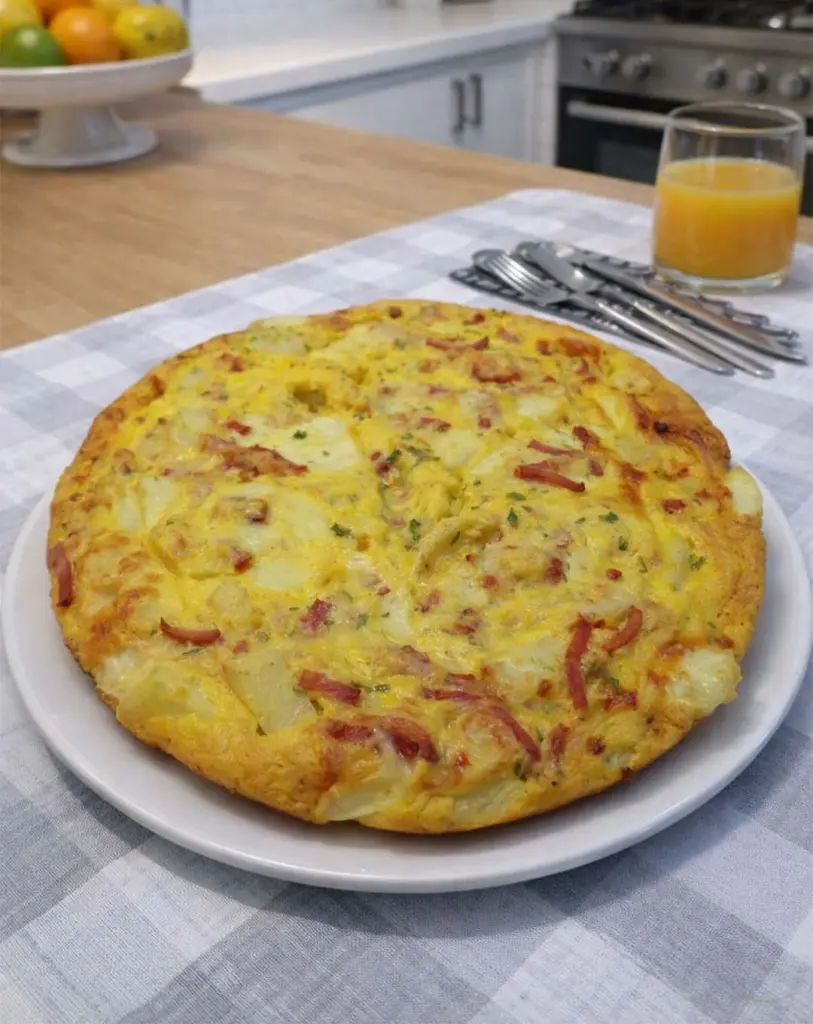 Omelette de pommes de terre à la raclette – recette savoyarde facile