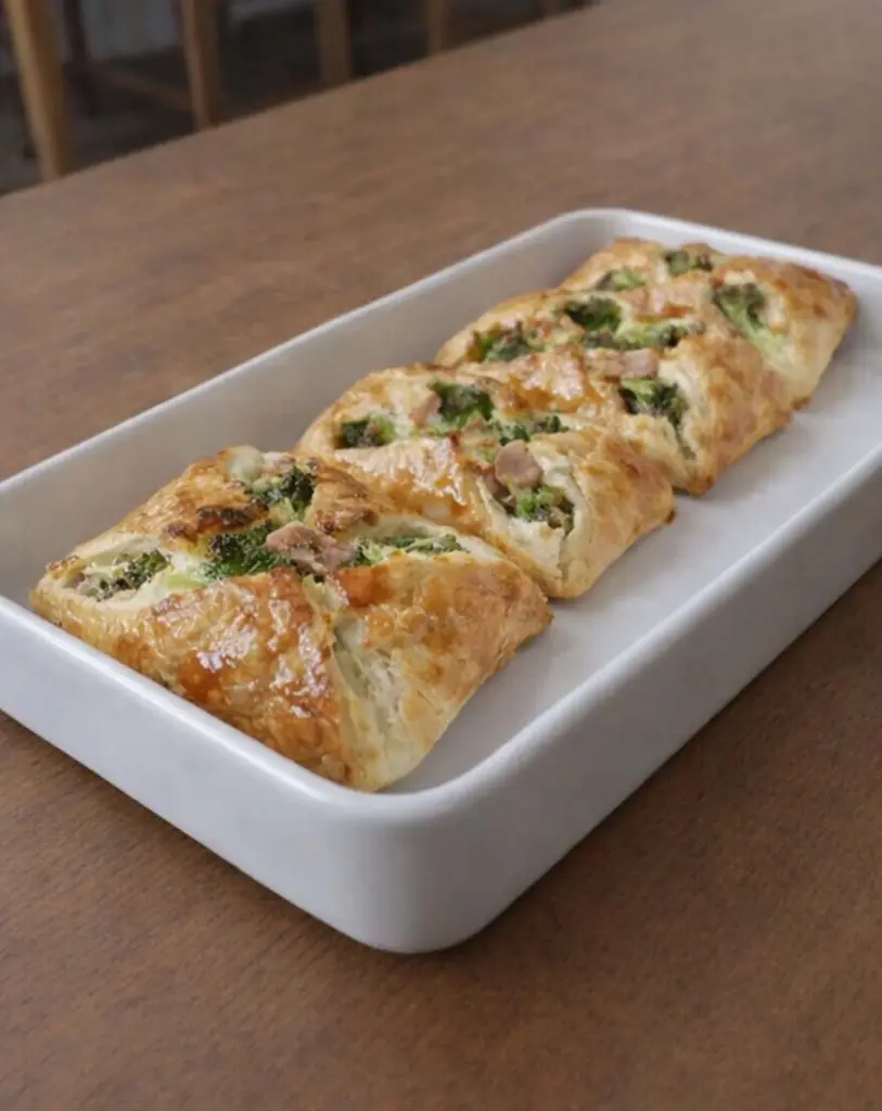 Paniers feuilletés brocolis, jambon et comté : prêts en 30 minutes