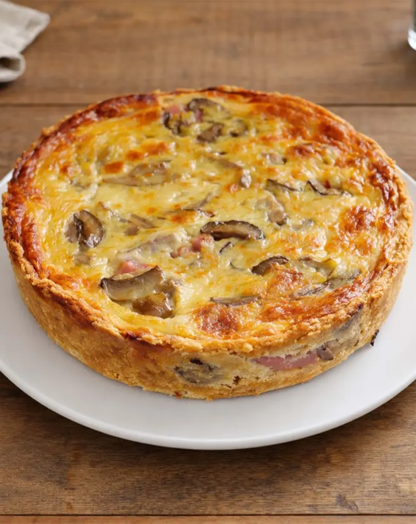 Quiche sans pâte au thon et champignons : plat équilibré prêt en 35 minutes