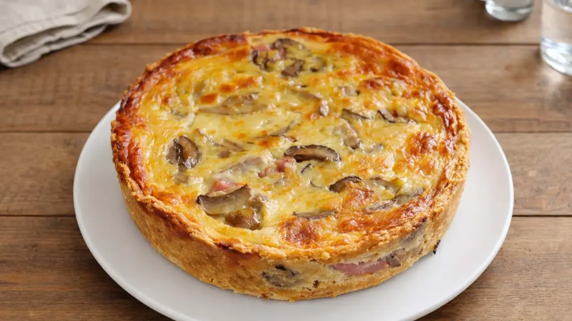 Quiche sans pâte au thon et champignons : plat équilibré prêt en 35 minutes