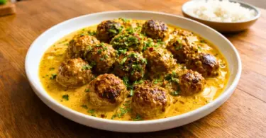 Boulettes de Viande au Curry Crémeux & Lait de Coco : recette facile et crémeuse