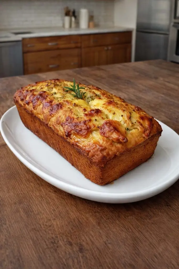 Cake salé aux oignons et lardons moelleux, facile et plein de goût