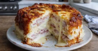 Croque cake à la raclette recette conviviale pour 6 à 8 personnes