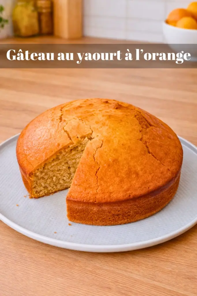 Gâteau au yaourt à l’orange ultra moelleux