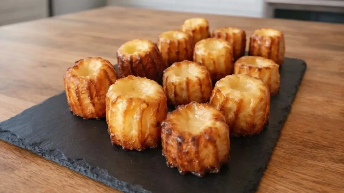 Mini-cannelés salés au Munster recette apéritive alsacienne facile
