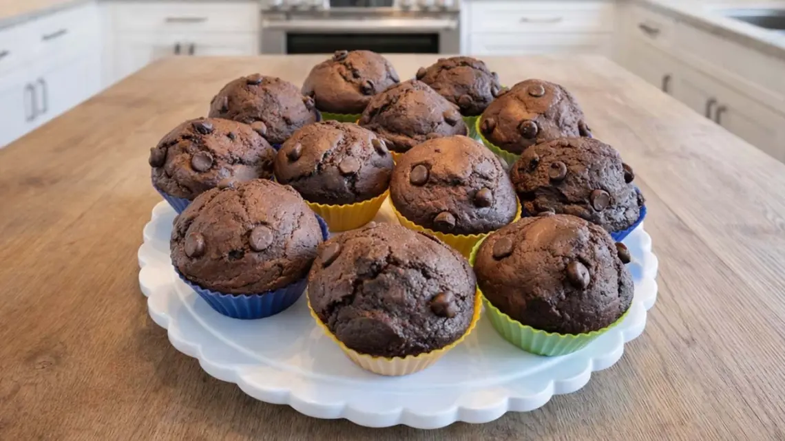 Muffins moelleux au chocolat : un grand classique de la pâtisserie maison