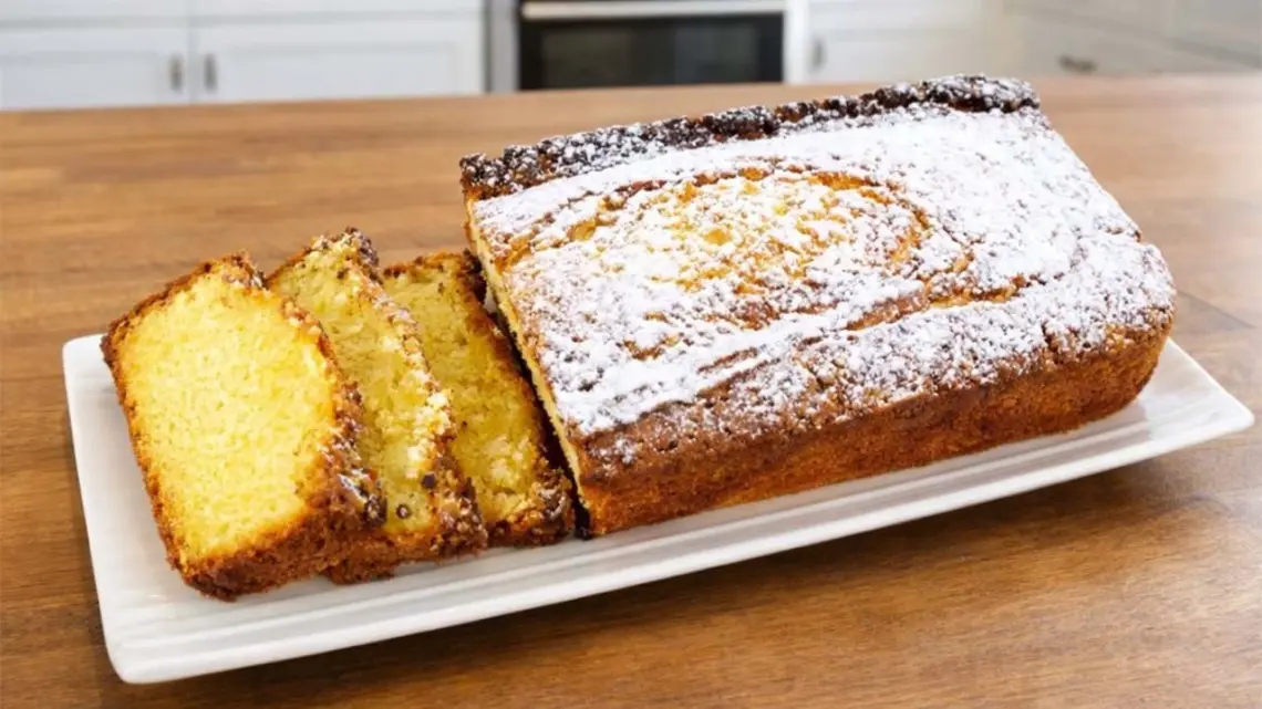 Quatre-quarts au citron moelleux et parfumé