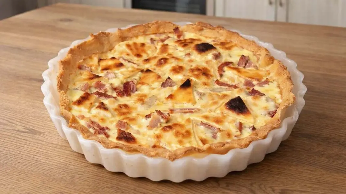 Quiche Lorraine à la Vache qui rit : simple et gourmande