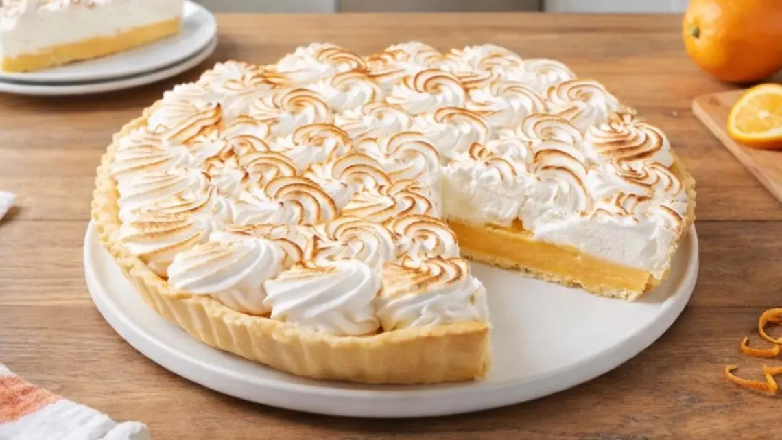 Tarte à l’orange meringuée maison dessert acidulé et gourmand facile