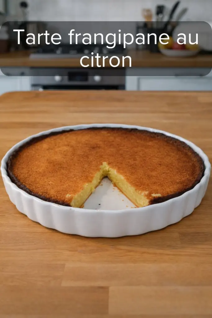 Tarte frangipane au citron – recette maison fondante et parfumée