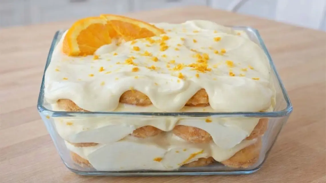 Tiramisu à l’orange, un dessert à la cuillère crémeux et très parfumé