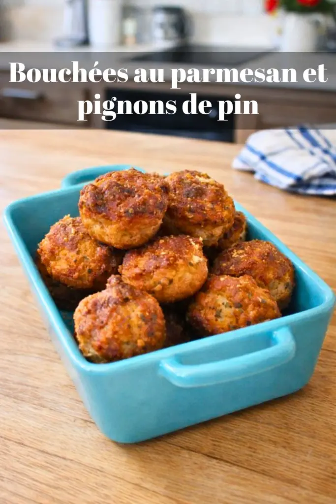 Bouchées au parmesan et pignons de pin : apéritif gourmand et rapide