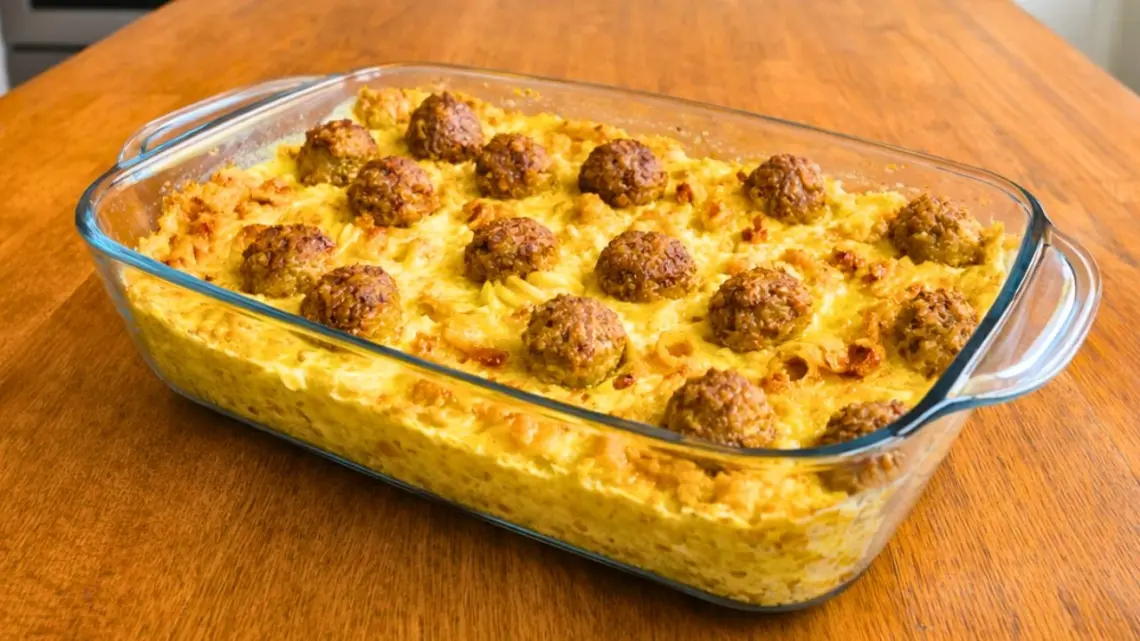 Boulettes de viande à la suédoise en gratin – plat familial simple et savoureux
