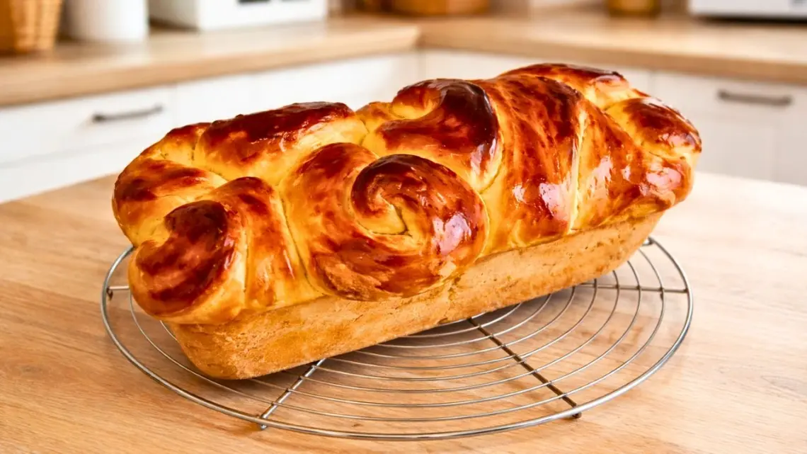 Brioche filante au beurre faite maison comme chez le boulanger
