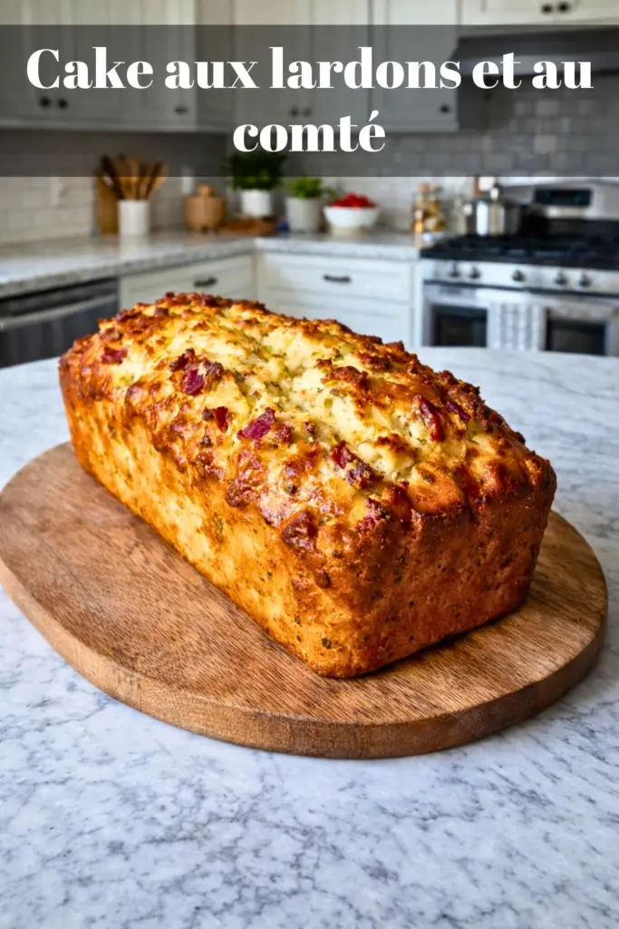 Cake aux lardons et au comté moelleux : la recette facile et gourmande