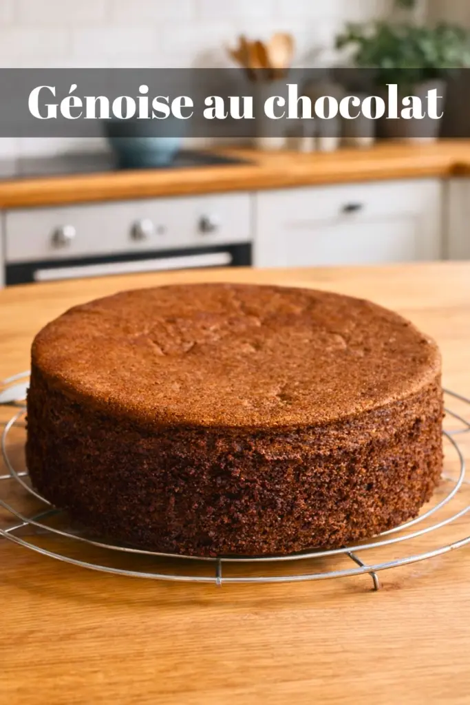 Génoise au chocolat moelleuse la base parfaite pour vos gâteaux maison