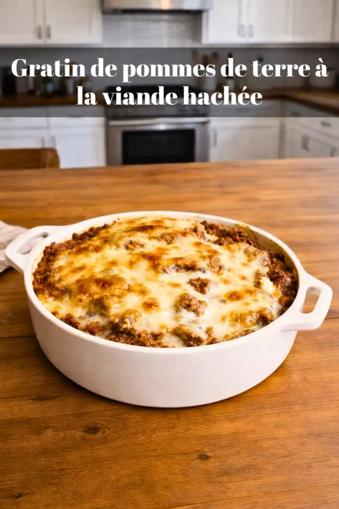 Gratin de pommes de terre à la viande hachée – Recette familiale et généreuse