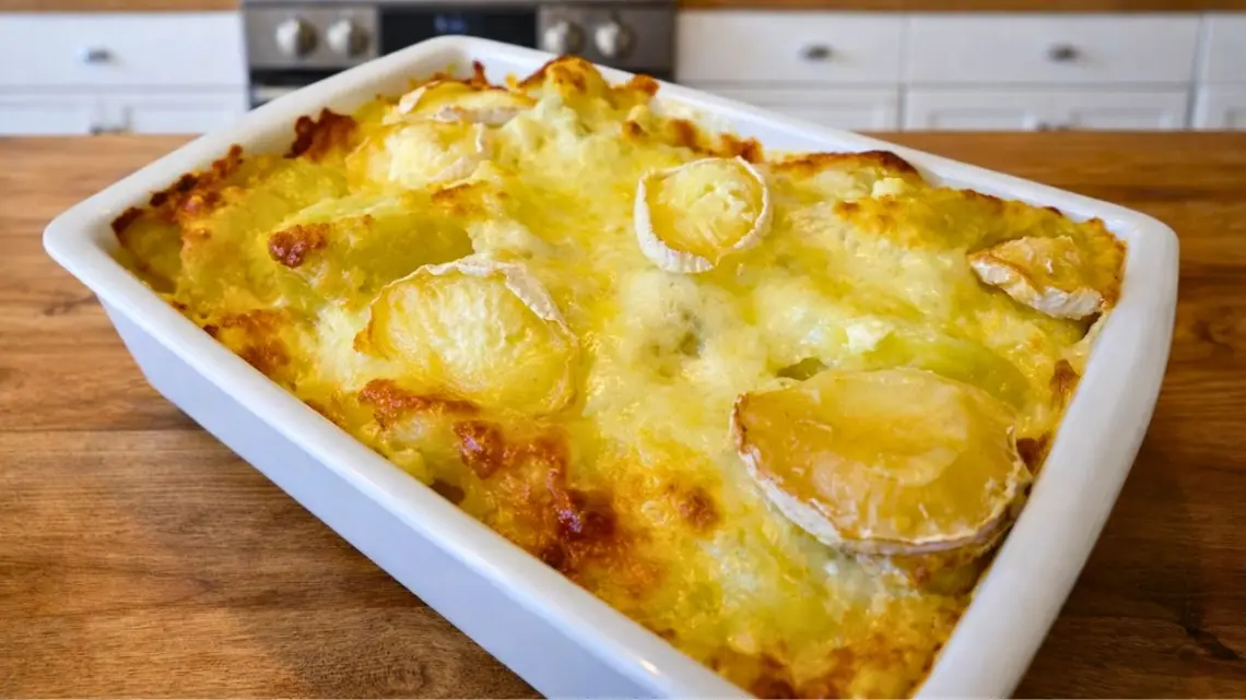 Gratin de pommes de terre au chèvre : la recette facile et gourmande au four