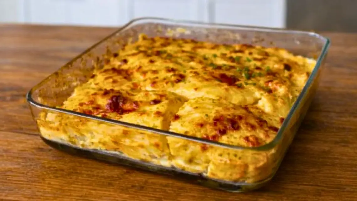 Gratin de pommes de terre au chorizo et à la raclette