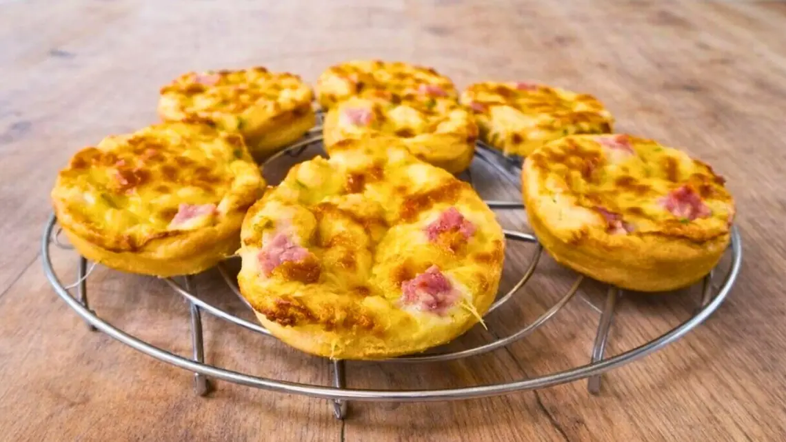 Minis tartelettes feuilletées aux champignons et jambon une recette apéro gourmande