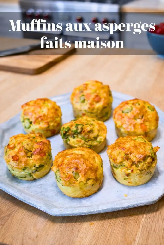 Muffins aux asperges faits maison parfaits pour l’apéritif ou l’entrée