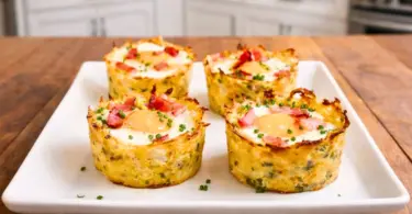 Nids de pommes de terre aux œufs et bacon : idée brunch gourmande