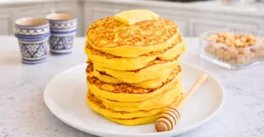Pancakes à la semoule (Harcha marocaine) : recette facile et moelleuse