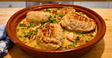 Paupiettes forestières aux champignons et lard fumé : plat mijoté gourmand