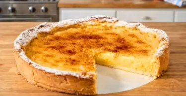 Tarte citron façon crème brûlée – dessert fondant et caramélisé