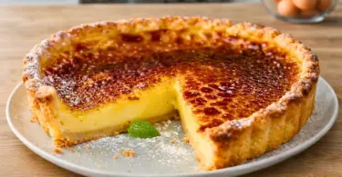 Tarte crème brûlée maison : un dessert raffiné et gourmand