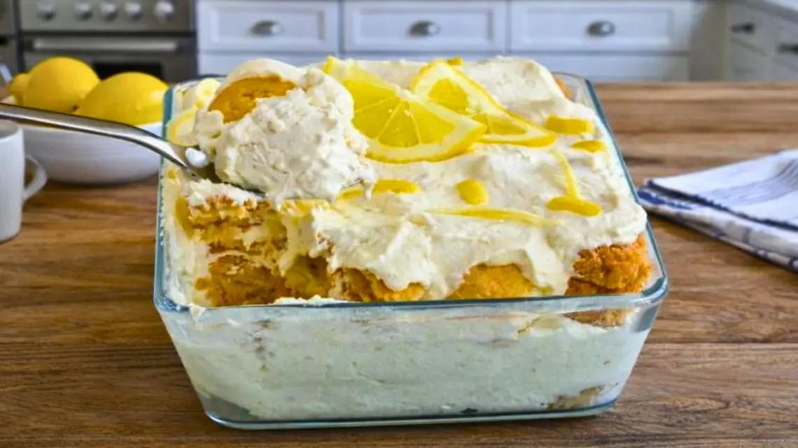 Tiramisu au citron sans œufs : dessert frais, crémeux et facile à réaliser