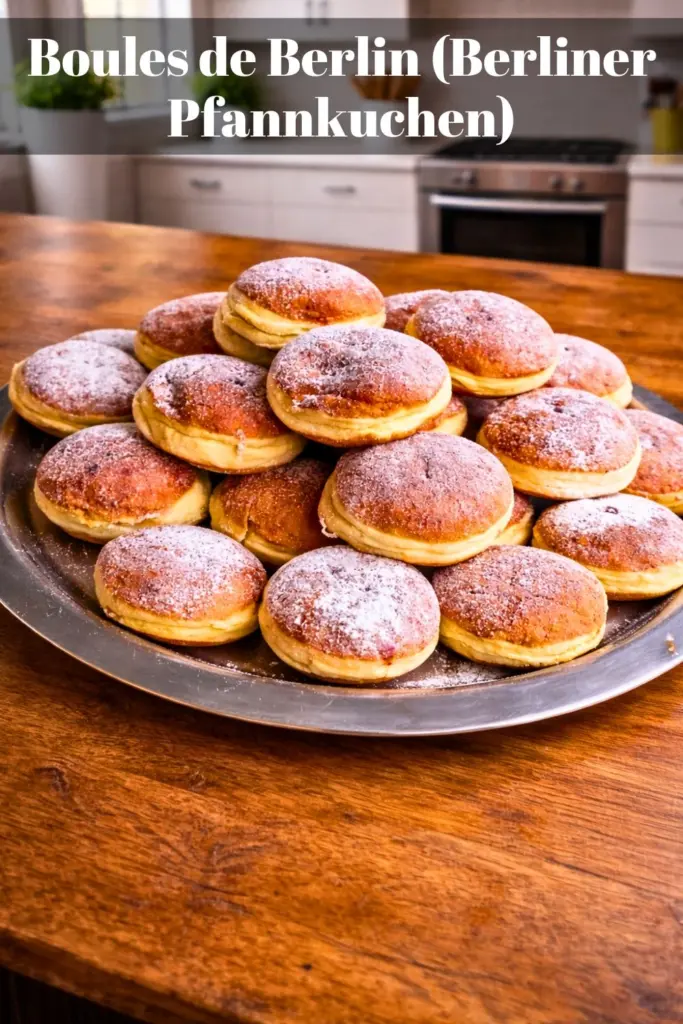 Boules de Berlin (Berliner Pfannkuchen) : légers, gonflés et irrésistibles