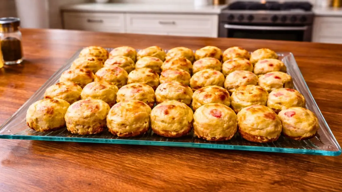 Mini croques-quiches au jambon : bouchées apéritives faciles et rapides
