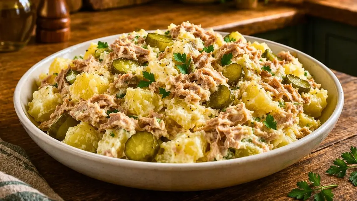 Salade pommes de terre thon – recette rapide en 30 minutes