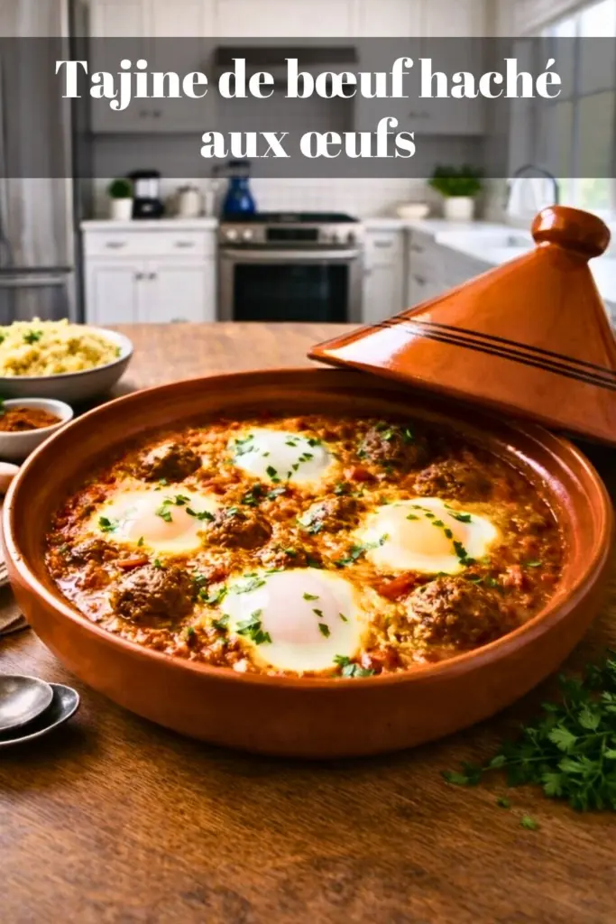 Tajine de bœuf haché aux œufs : recette marocaine traditionnelle