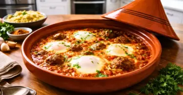 Tajine de bœuf haché aux œufs : recette marocaine traditionnelle