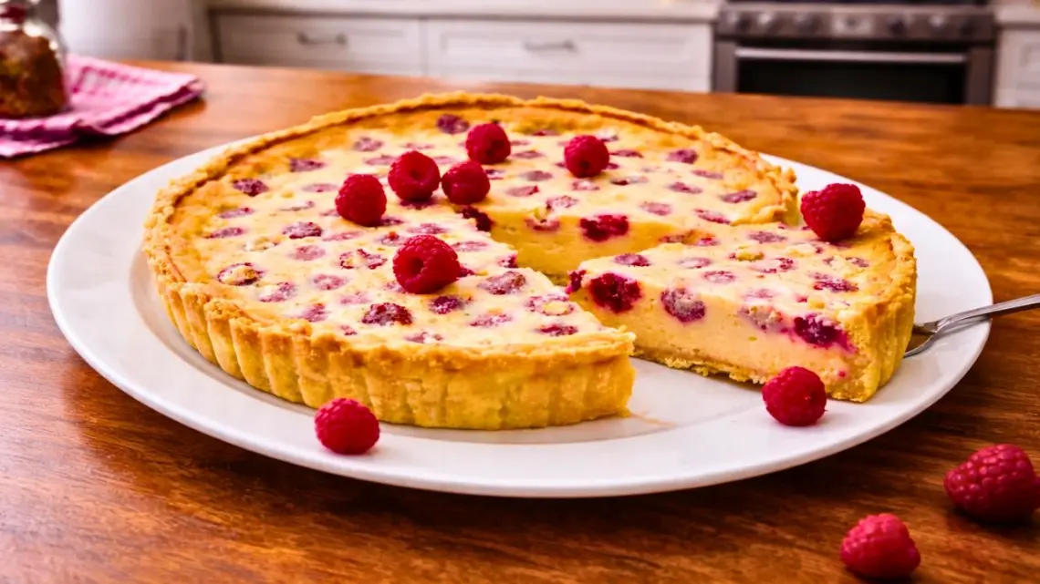 Tarte chocolat blanc-framboises : dessert léger, fruité et irrésistible
