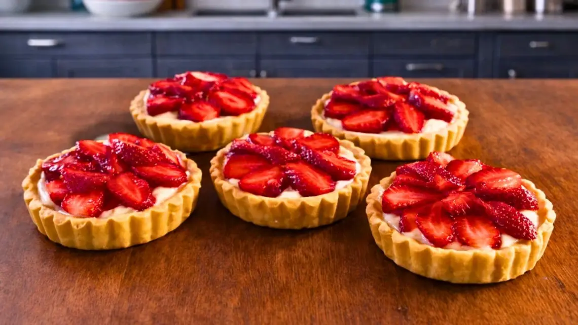 Tartelettes aux fraises et crème pâtissière : dessert rapide, facile et irrésistible
