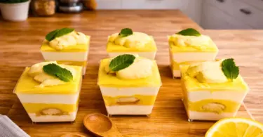 Tiramisu au citron en verrines : recette facile, fraîche et ultra gourmande