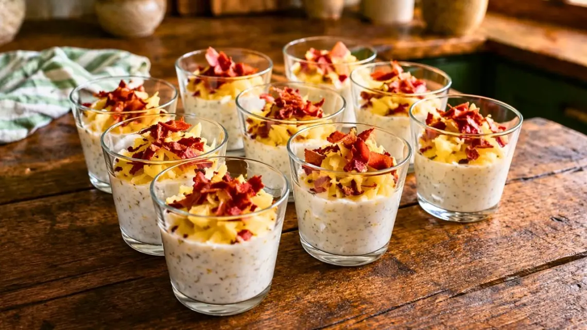 Verrines bacon ananas faciles – apéritif sucré salé rapide et original