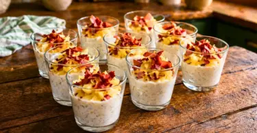 Verrines bacon ananas faciles – apéritif sucré salé rapide et original
