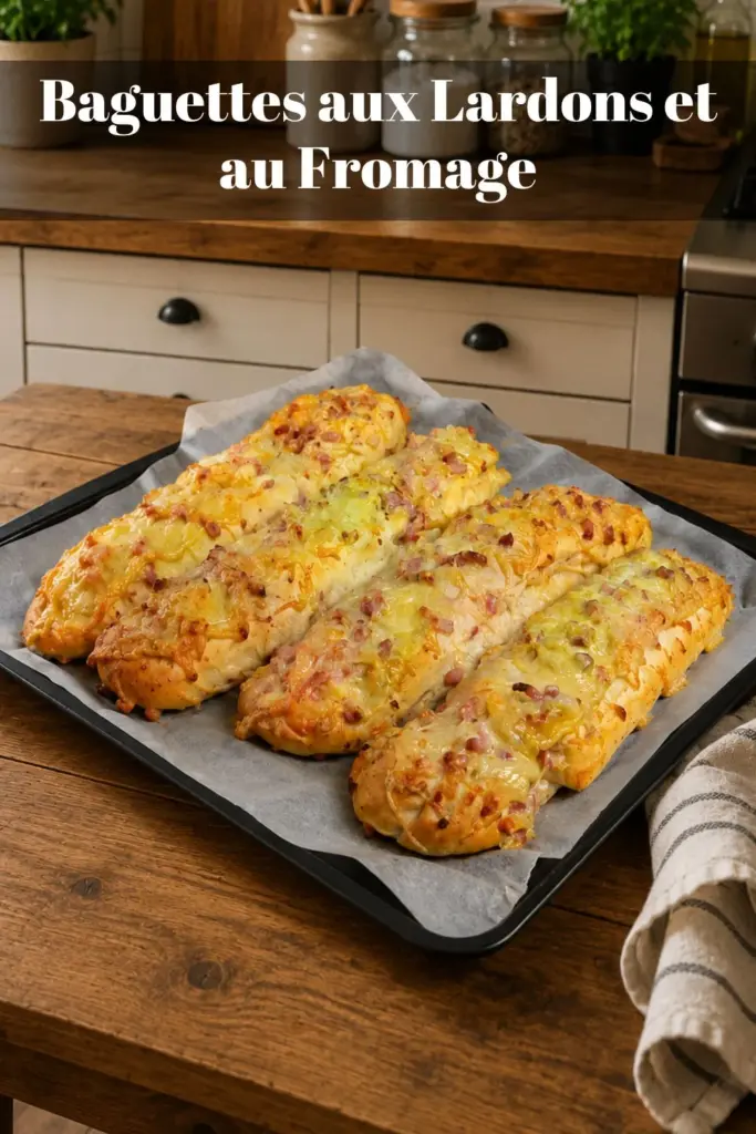 Baguettes aux Lardons et au Fromage : la Recette Maison Ultra Gourmande