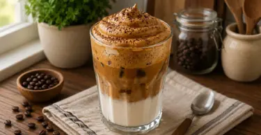 Café glacé mousseux façon Dalgona (ultra crémeux et tendance)